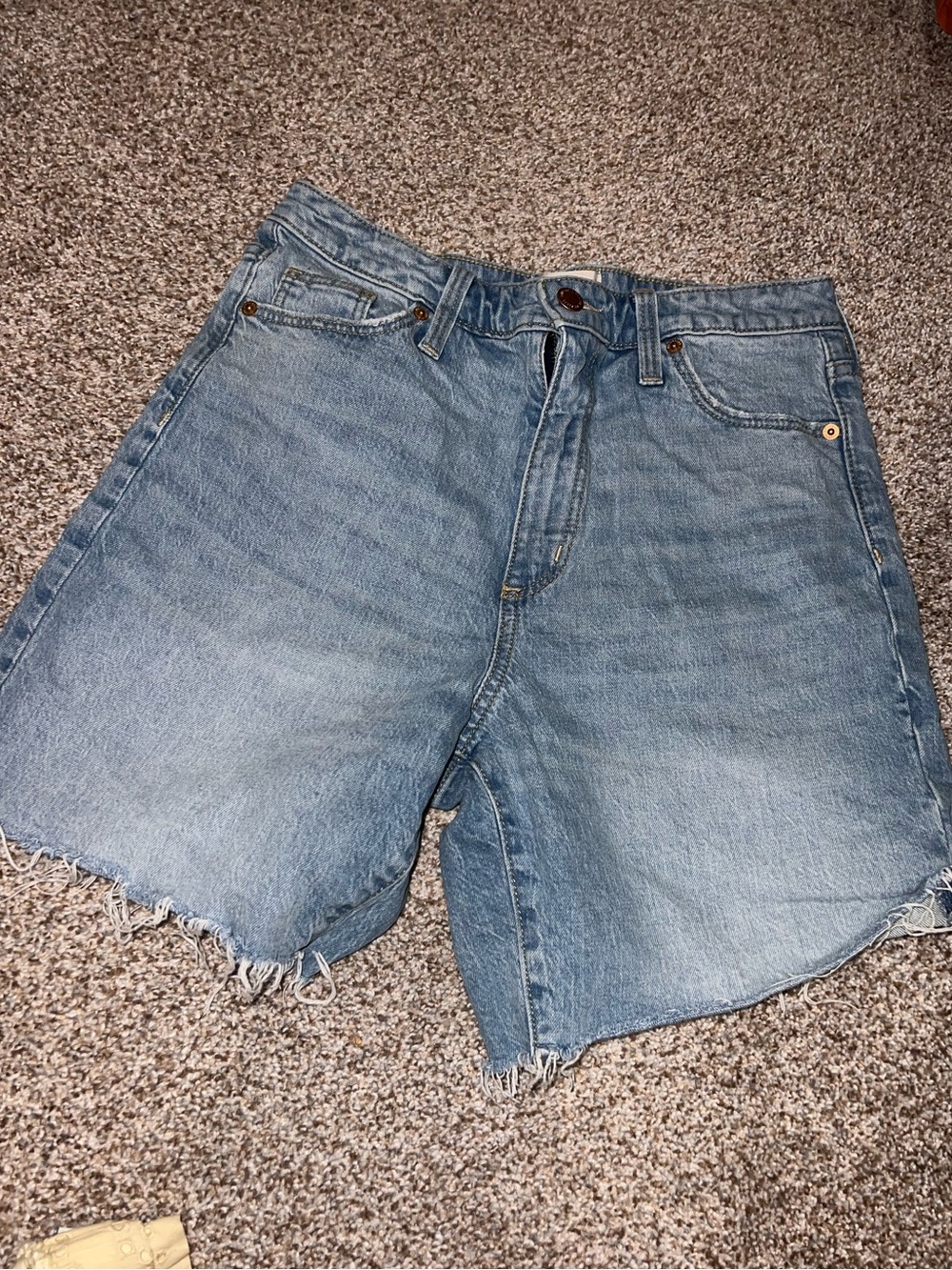 Universal Thread Light Blue Distressed Denim Cutoff Shorts